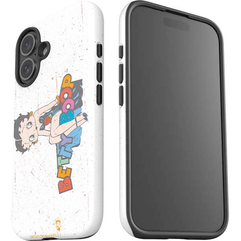 Betty Boop Splatter iPhone 16 Plus Impact Case