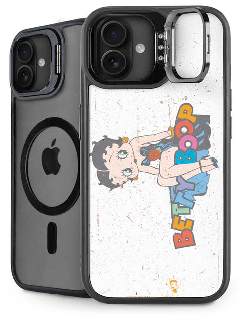 Betty Boop Splatter iPhone 16 Plus Kickstand Case