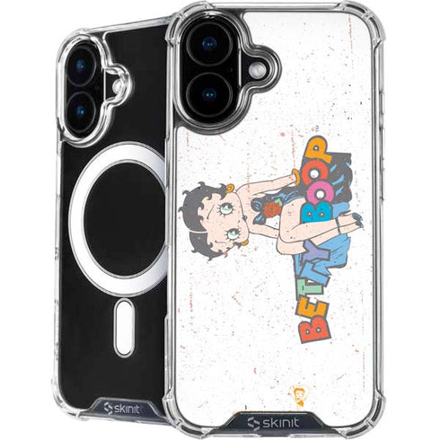 Betty Boop Splatter iPhone 16 Plus MagSafe Case