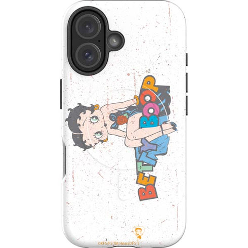 Betty Boop Splatter iPhone 16 Plus Magsafe Impact Case