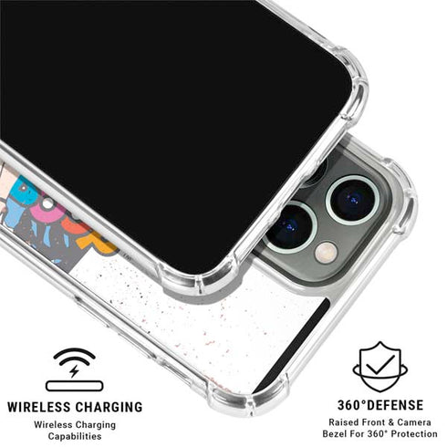 Betty Boop Splatter iPhone 16 Pro Max Clear Case