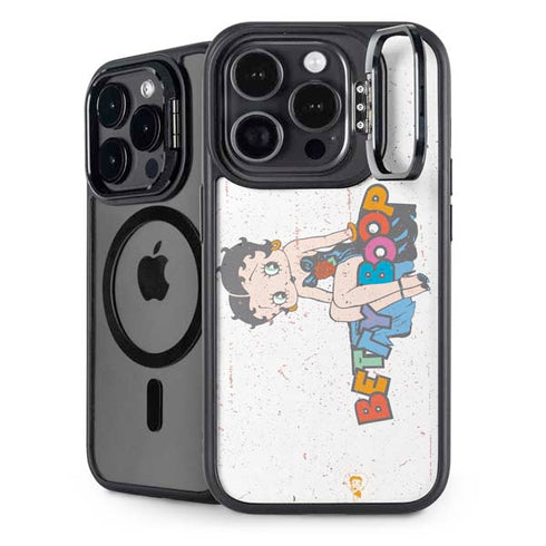 Betty Boop Splatter iPhone 16 Pro Max Kickstand Case