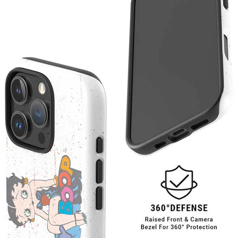 Betty Boop Splatter iPhone 16 Pro Max Magsafe Impact Case