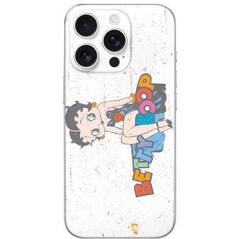 Betty Boop Splatter iPhone 16 Pro Skin