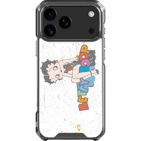 Betty Boop Splatter iPhone 18 Pro Max Clear Case