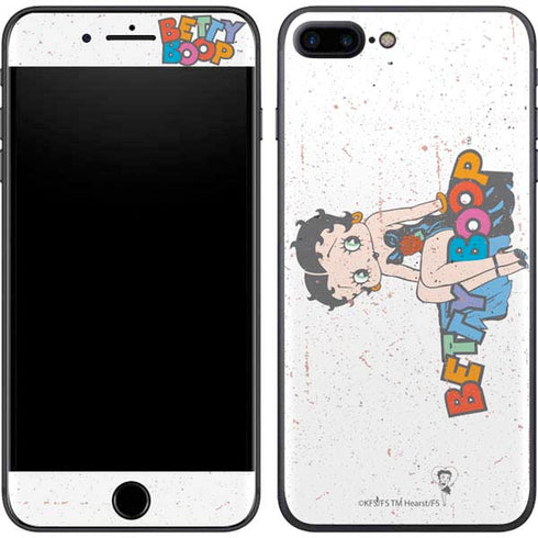 Betty Boop Splatter iPhone 7 Plus Skin