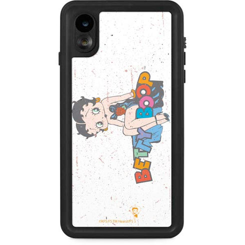 Betty Boop Splatter iPhone Cases