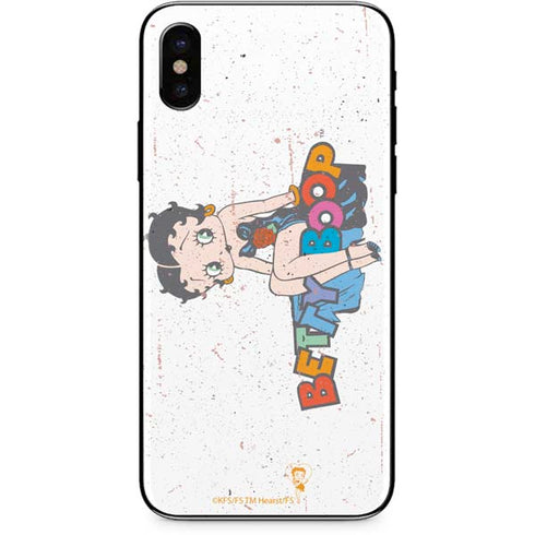 Betty Boop Splatter iPhone XS Max Skin