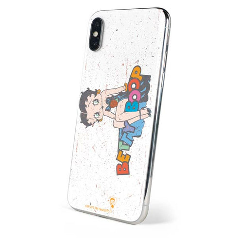 Betty Boop Splatter iPhone XS Max Skin