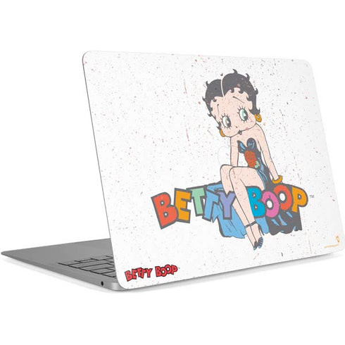 Betty Boop Splatter Apple MacBook Air Skin