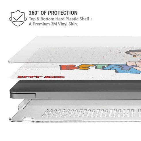 Betty Boop Splatter MacBook Pro 14in (2021-24) Case plus Skin