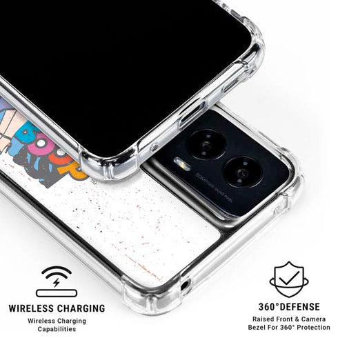 Betty Boop Splatter Moto G Power 5G (2024) Clear Case