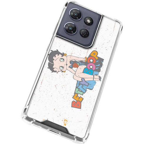 Betty Boop Splatter Moto G Power 5G (2025) Clear Case