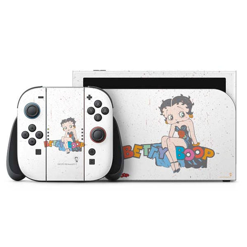 Betty Boop Splatter Nintendo Skins