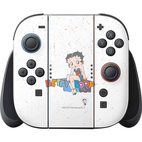 Betty Boop Splatter Nintendo Switch 2 (2025) Joy-Con Controller Skin