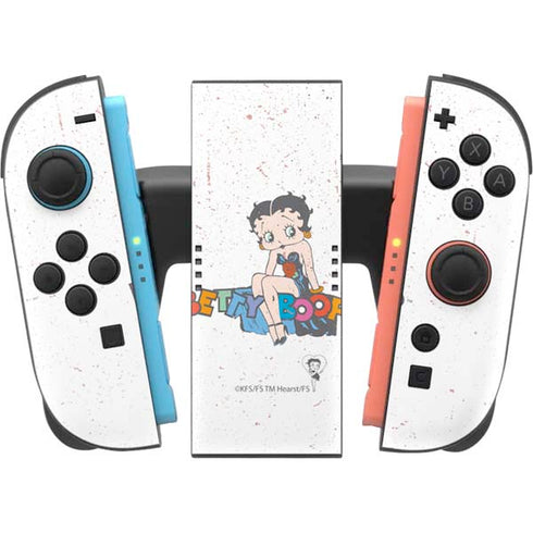 Betty Boop Splatter Nintendo Switch 2 (2025) Joy-Con Controller Skin