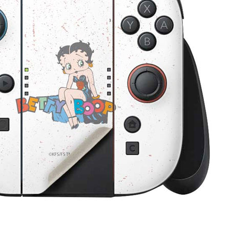 Betty Boop Splatter Nintendo Switch 2 (2025) Joy-Con Controller Skin