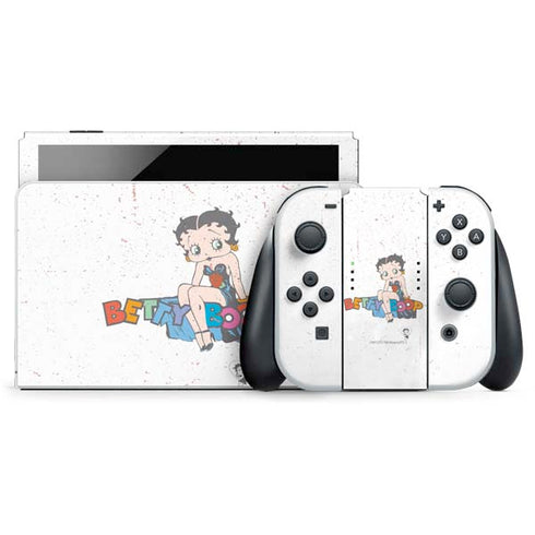 Betty Boop Splatter Nintendo Skins