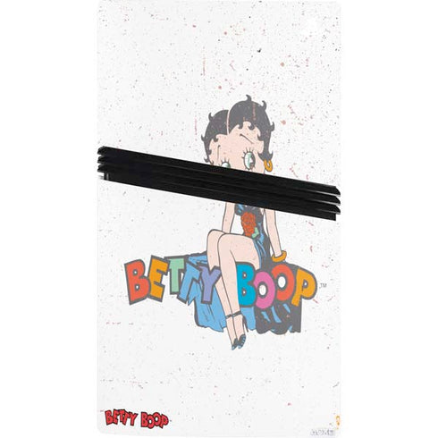 Betty Boop Splatter PS5 Pro Bundle Skin