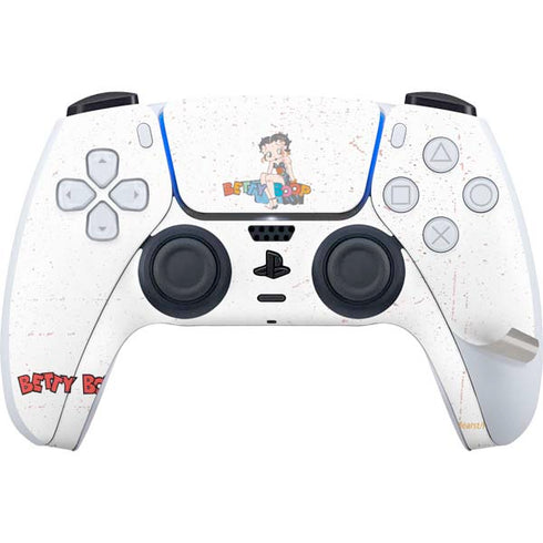 Betty Boop Splatter PS5 Pro Disk Bundle Skin