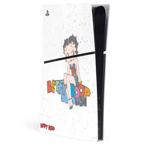 Betty Boop Splatter PlayStation PS5 Skins
