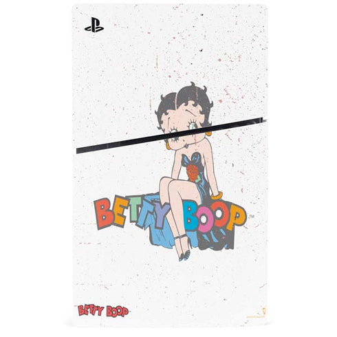 Betty Boop Splatter PS5 Slim Digital Edition Console Skin