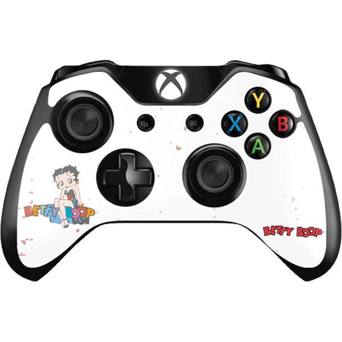 Betty Boop Splatter Xbox One Controller Skin