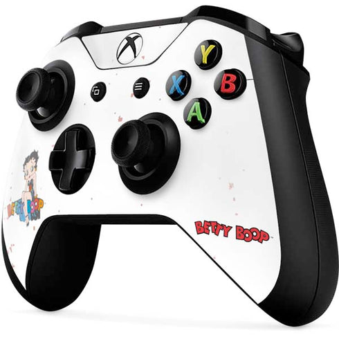 Betty Boop Splatter Xbox One X Controller Skin
