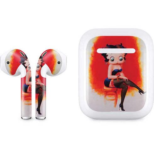 Betty Boop Stockings Apple AirPods Skin