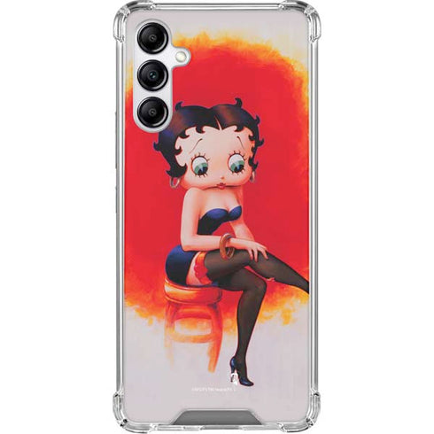 Betty Boop Stockings Gabb Phone 4 Clear Case