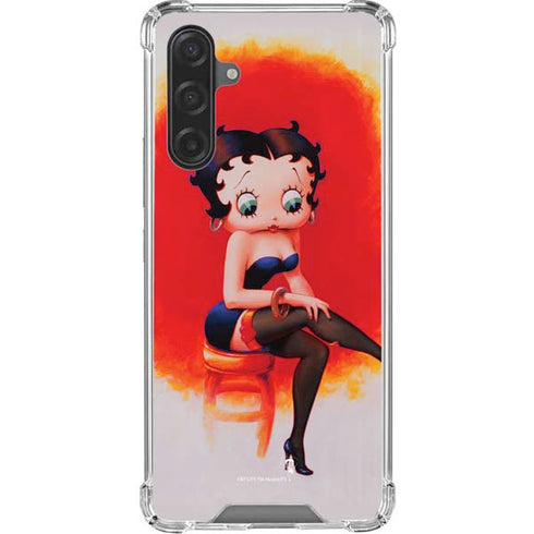 Betty Boop Stockings Galaxy A17 Clear Case