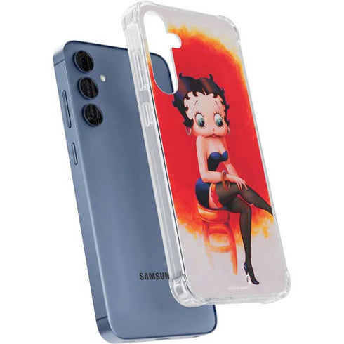 Betty Boop Stockings Galaxy A35 5G Clear Case