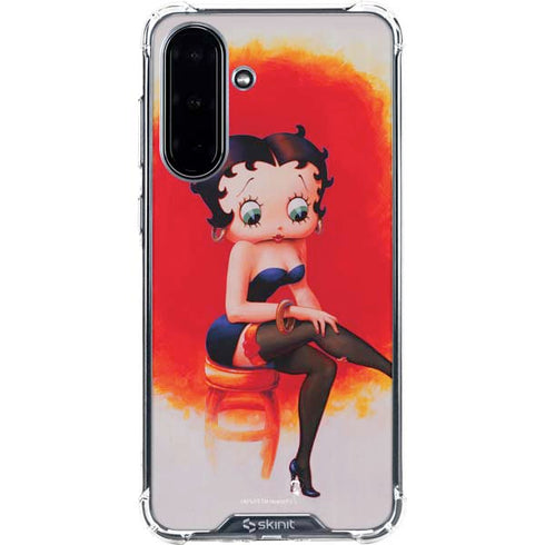 Betty Boop Stockings Galaxy A36 5G Clear Case