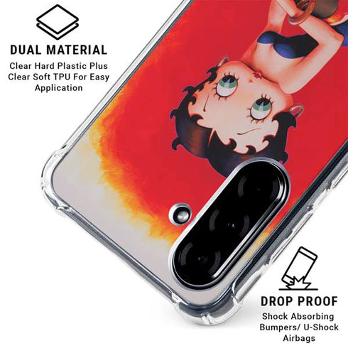 Betty Boop Stockings Galaxy A36 5G Clear Case