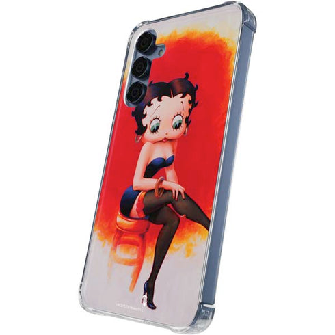 Betty Boop Stockings Galaxy A55 5G Clear Case
