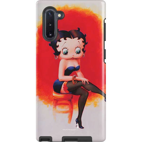 Betty Boop Stockings Galaxy Cases