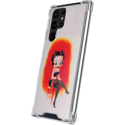 Betty Boop Stockings Galaxy S23 Ultra Clear Case