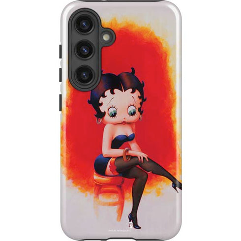 Betty Boop Stockings Galaxy S25 Plus Impact Case