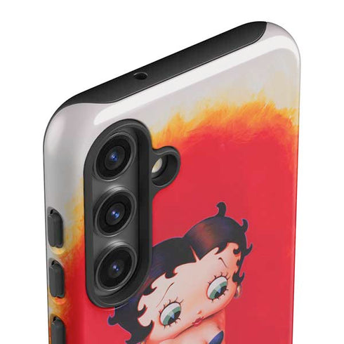 Betty Boop Stockings Galaxy S25 Plus Impact Case