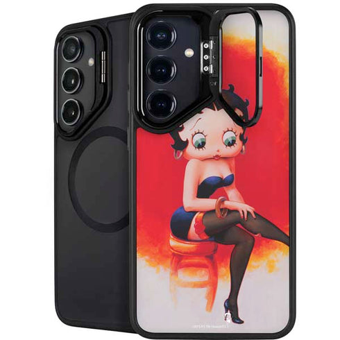 Betty Boop Stockings Galaxy S24 Plus Kickstand Case