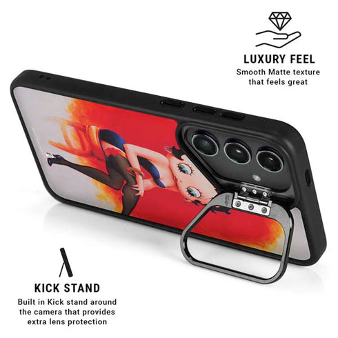Betty Boop Stockings Galaxy S25 Plus Kickstand Case