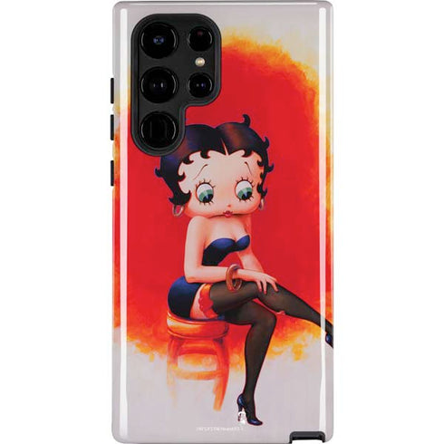 Betty Boop Stockings Galaxy Cases