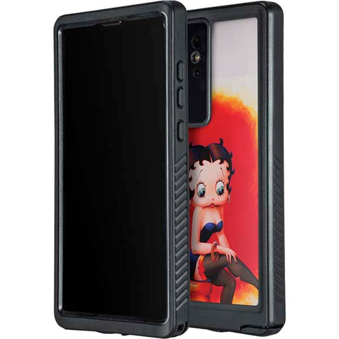 Betty Boop Stockings Galaxy S24 Ultra Waterproof Case