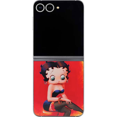 Betty Boop Stockings Galaxy Z Flip6 Skin