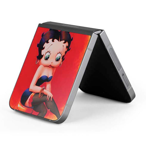 Betty Boop Stockings Galaxy Z Flip6 Skin