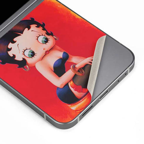 Betty Boop Stockings Galaxy Z Flip6 Skin