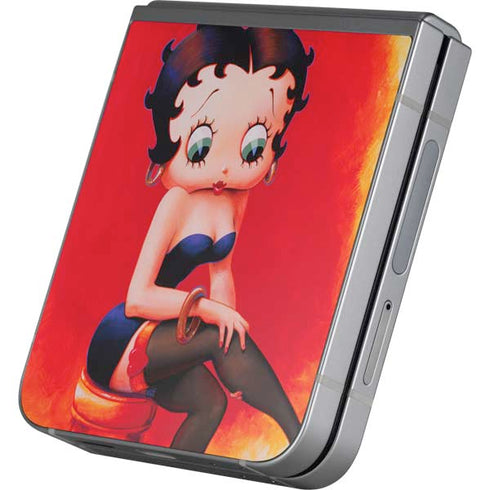 Betty Boop Stockings Galaxy Z Flip6 Skin