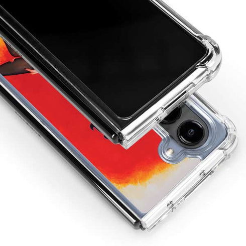 Betty Boop Stockings Galaxy Z Fold5 5G Clear Case