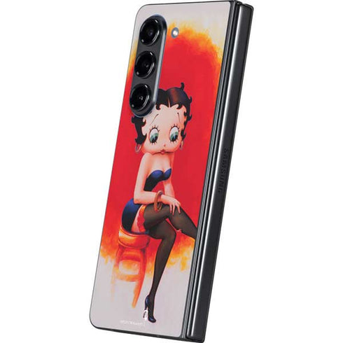 Betty Boop Stockings Galaxy Z Fold5 5G Skin