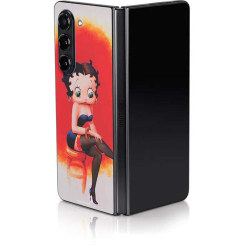 Betty Boop Stockings Galaxy Z Fold5 5G Skin